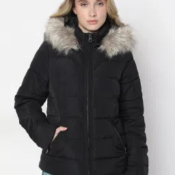 Vero Moda Black Polyester Regular Fit Jackets image 4