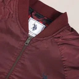 U.S. Polo Assn. Mid Wine Regular Fit Bomber Jacket image 4