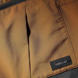 Forclaz by Decathlon Brown & Black Slim Fit Colour Block Sports Trackpants image 4