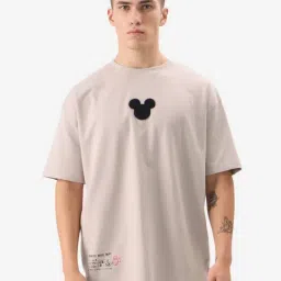 The Souled Store White Loose Fit Printed T-Shirt-image-63