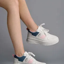 Shoetopia Kids White Casual Sneakers-picture-13