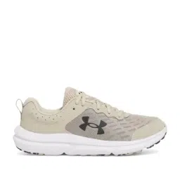 UNDER ARMOUR Men's Charged Assert 10 Beige Running Shoes-image-8