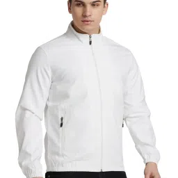 Park Avenue White Regular Fit Jacket image 4