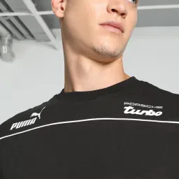 Puma Black Cotton Regular Fit Porsche Legacy Camouflage SDS Motorsport Printed Sports T-Shirt image 4