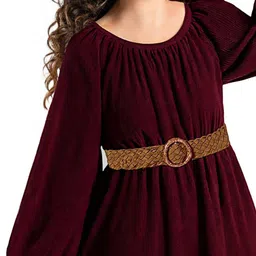 Hola Bonita Puff Sleeve A-Line Dress image 3