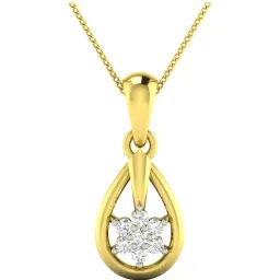 Waman Hari Pethe Jewellers 18k Gold & Diamond Pendant without Chain for Women-picture-33