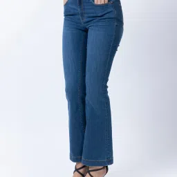 Guess Blue Solid Jeans image 4