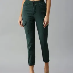 SHOWOFF Jogger Clean Look Green Jeans-image-47