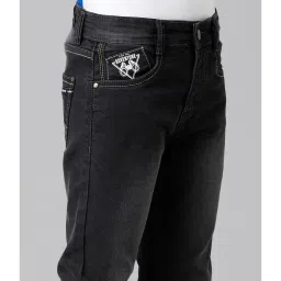 Under Fourteen Only Kids Black Solid Jeans image 4