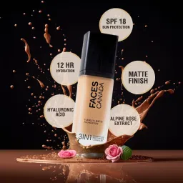 FACES CANADA Flawless Matte Foundation Honey Beige - 30 ml image 4
