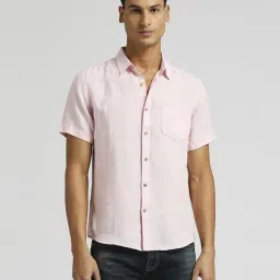 Pepe Jeans Pink Linen Regular Fit Shirt-image-29