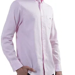 Gant Pink Cotton Regular Fit Shirt image 4