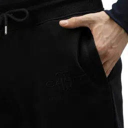Gant Black Regular Fit Joggers image 4