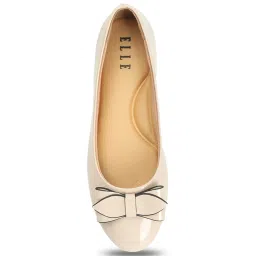 Elle Women's Cream Flat Ballets image 4