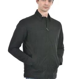 Numero Uno Black Cotton Regular Fit Jacket image 4