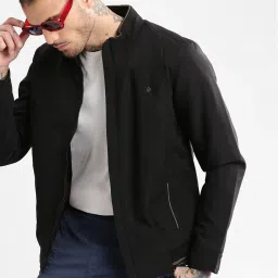 showoffff Showoff Black Slim Fit Jacket image 4