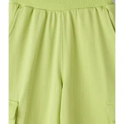 The Souled Store Kids Green Solid Joggers image 4