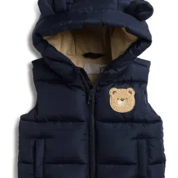 Chicco Boys Dark Blue Regular Fit Applique Jacket-picture-13
