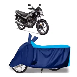 Auto Pearl Two Wheeler Cover for Hero Super Splendor - Cyan, Blue-picture-42