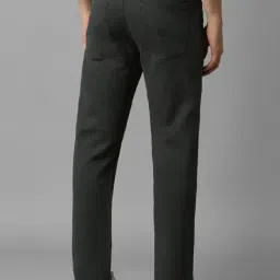 Louis Philippe Grey Cotton Regular Fit Jeans image 2