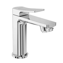 CERA Sylvina Pillar Cock Quarter Turn Deck Mount Chrome Plating Chrome with Aerator, F1021101-picture-33