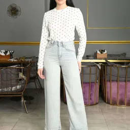 Odette Blue Plain Mid-Rise Jeans image 4