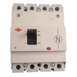 HPL MCCB TAB2 4 Pole Adjustable Thermal & Fixed Magnetic Type 25 kA 200 Amp, TAB250CX200AC4P image 1