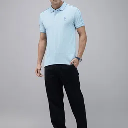 U.S. Polo Assn. Pure Cotton Slim Fit Polo Collar T-shirt image 2