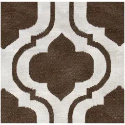 Saral Home Brown & White Carpet - Set of 1 image 4