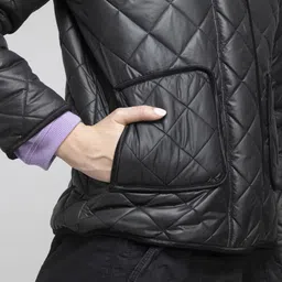 SHAYE Women Hooded Solid Casual Puffer Jacket image 4