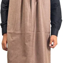 WEAVER VILLAS Wool Self Design Men Shawl image 3