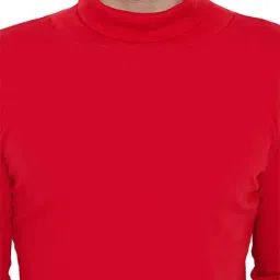 Hypernation Red High Neck T-Shirt image 4