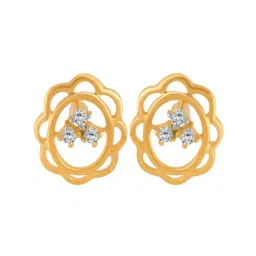 P.C. Chandra Jewellers 18 kt Gold & Diamond Earrings-picture-148