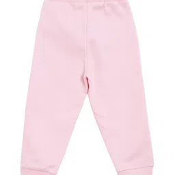The Mom Store Cotton Knit Solid Sweatpants - Pink image 3