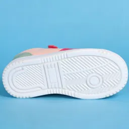 Pine Kids Velcro Closure Color Block Casual Shoes - Pink image 5