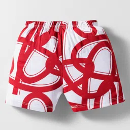 OHMS Single Jersey Knit Knee Length Shorts With Animal Print Pack Of 5 - Multicolour image 5