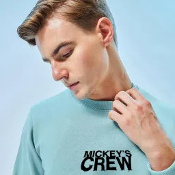 Bewakoof Green Regular Fit Printed Sweatshirt image 4