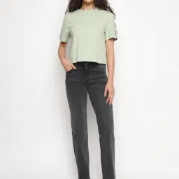 Guess Grey Solid Regular Fit Jeans image 5