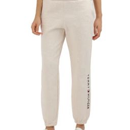 Tommy Hilfiger Beige Logo Regular Fit Joggers-picture-1
