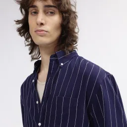 GANT Striped Button Down Relaxed Fit Shirt image 4