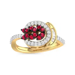 PC Jeweller Yago 18k Gold Ring for Women-picture-16
