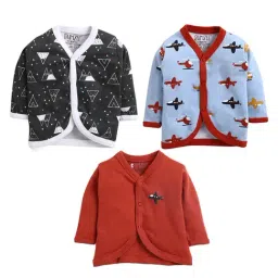 Bumzee Kids Multicolor Printed Jablas (Pack Of 3)-picture-13