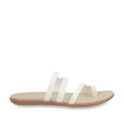 Walkway Women's White Toe Ring Sandals-picture-34