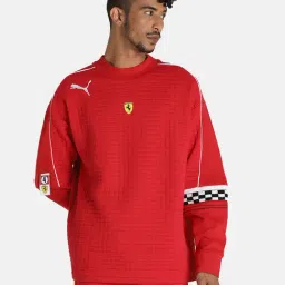 Puma Motorsport Red Round Neck Sweatshirt-picture-11