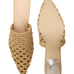 Inc.5 Women's Beige Mule Stilettos image 4