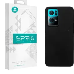 Sprig Liquid Silicone Back Cover for Oppo Reno7 Pro 5G (Black)-picture-24
