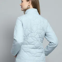 Monte Carlo Blue Quilted Regular Fit Jacket image 4