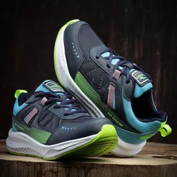 ASIAN ADVENTURE-03 Kids Mesh Running Lace-Ups Non-Marking Shoes-picture-36