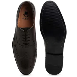 Hats Off Accessories Men's Brown Brogue Shoes image 4