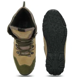Eego Italy Men's Sand & Green Outdoor Shoes image 4